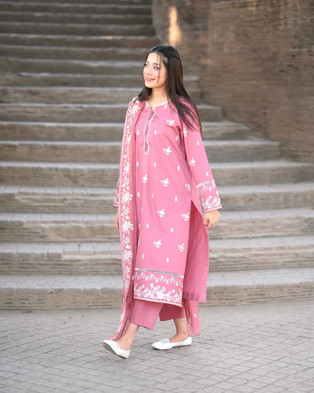 NAZNEEN EMBROIDERY 3PC STITCHED FOR GIRLS