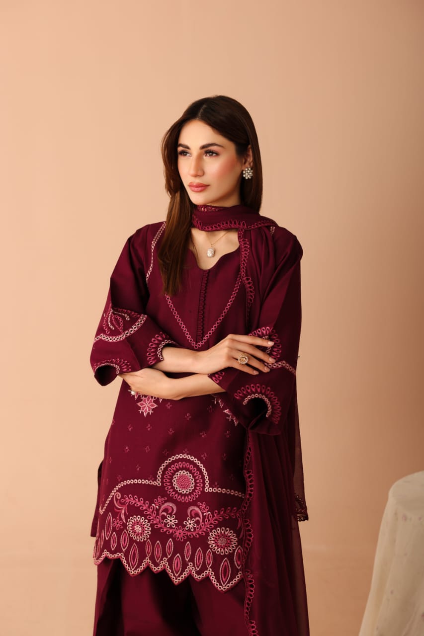 MAIA 3pc STITCHED FOR GIRLS.