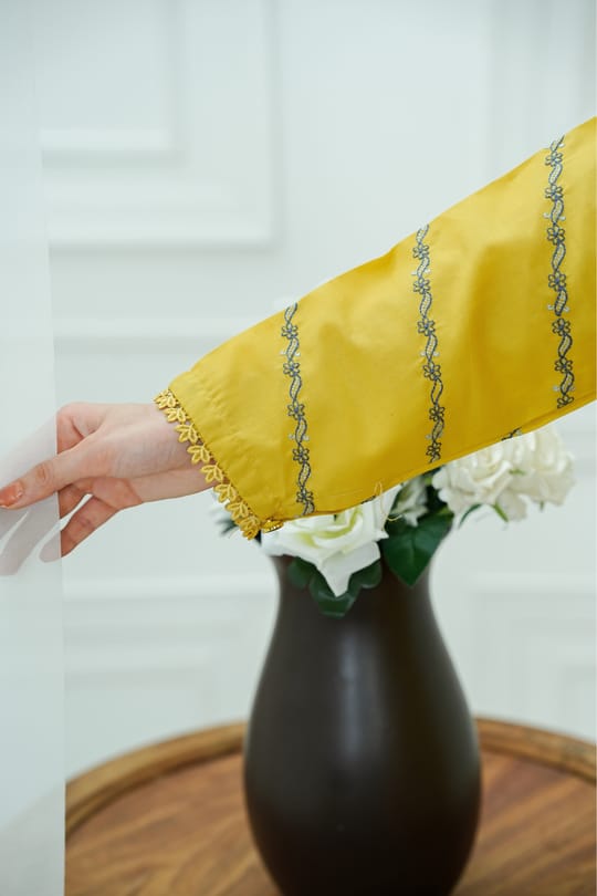 GOLDEN BLOOM 2PC EMB STITCHED FOR GIRLS