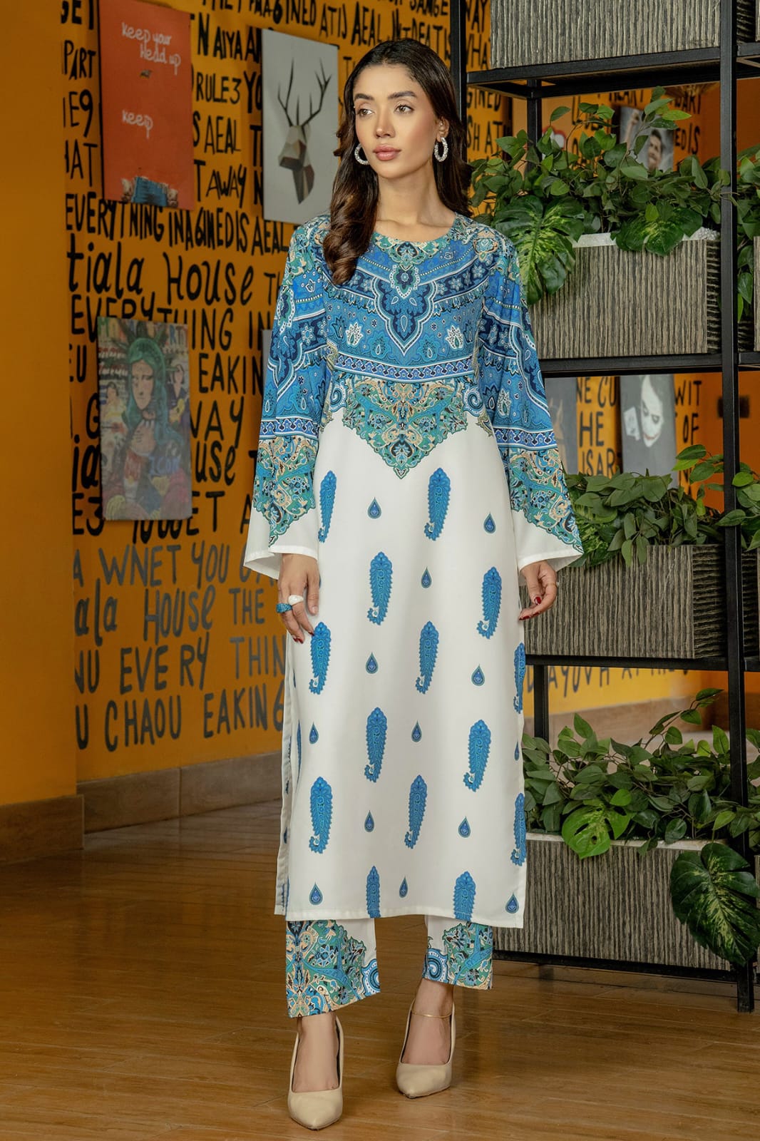 MADEHA CO-ORD SET STITCHED FOR GIRLS