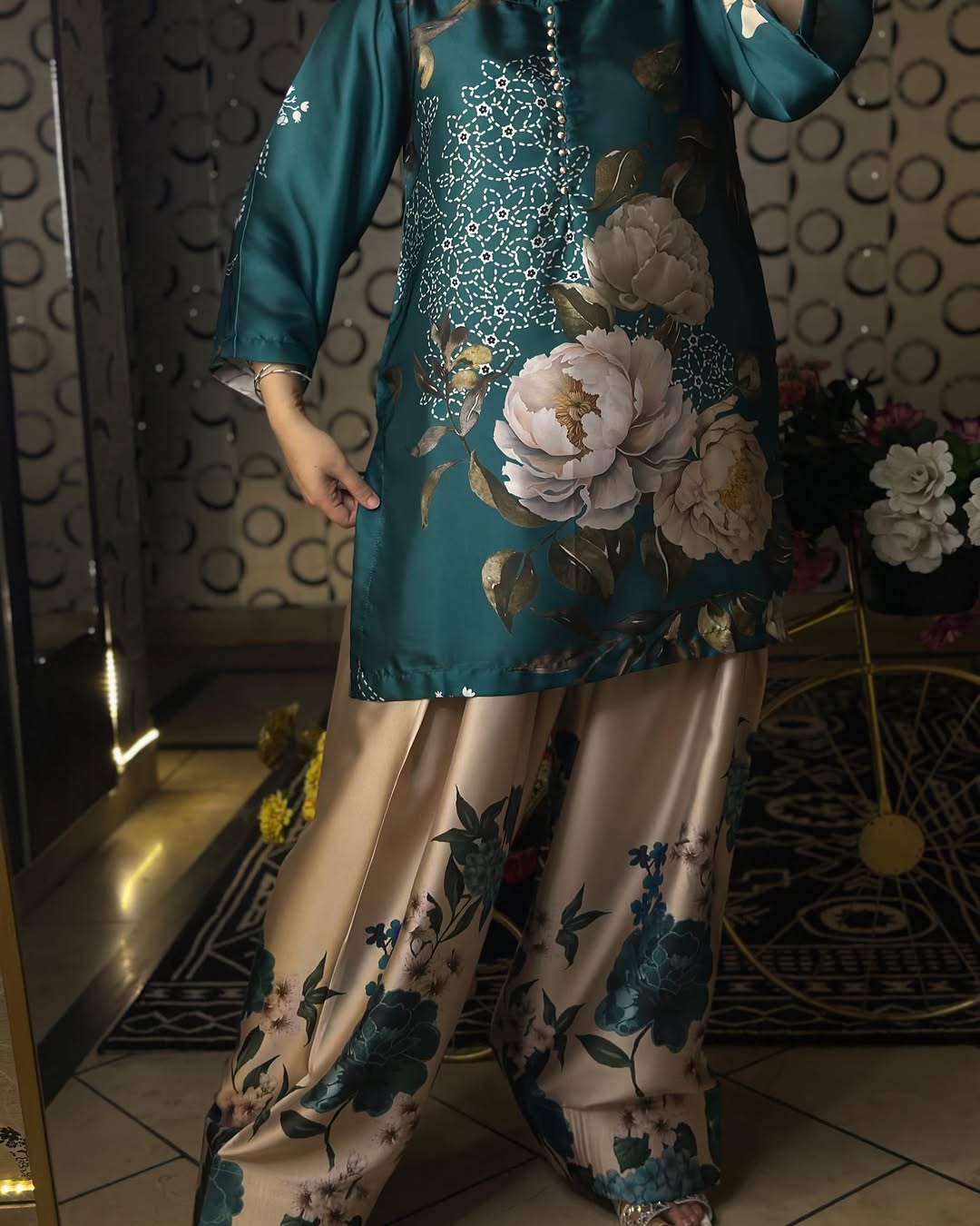 BURAQ CO-ORD SET STITCHED FOR GIRLS