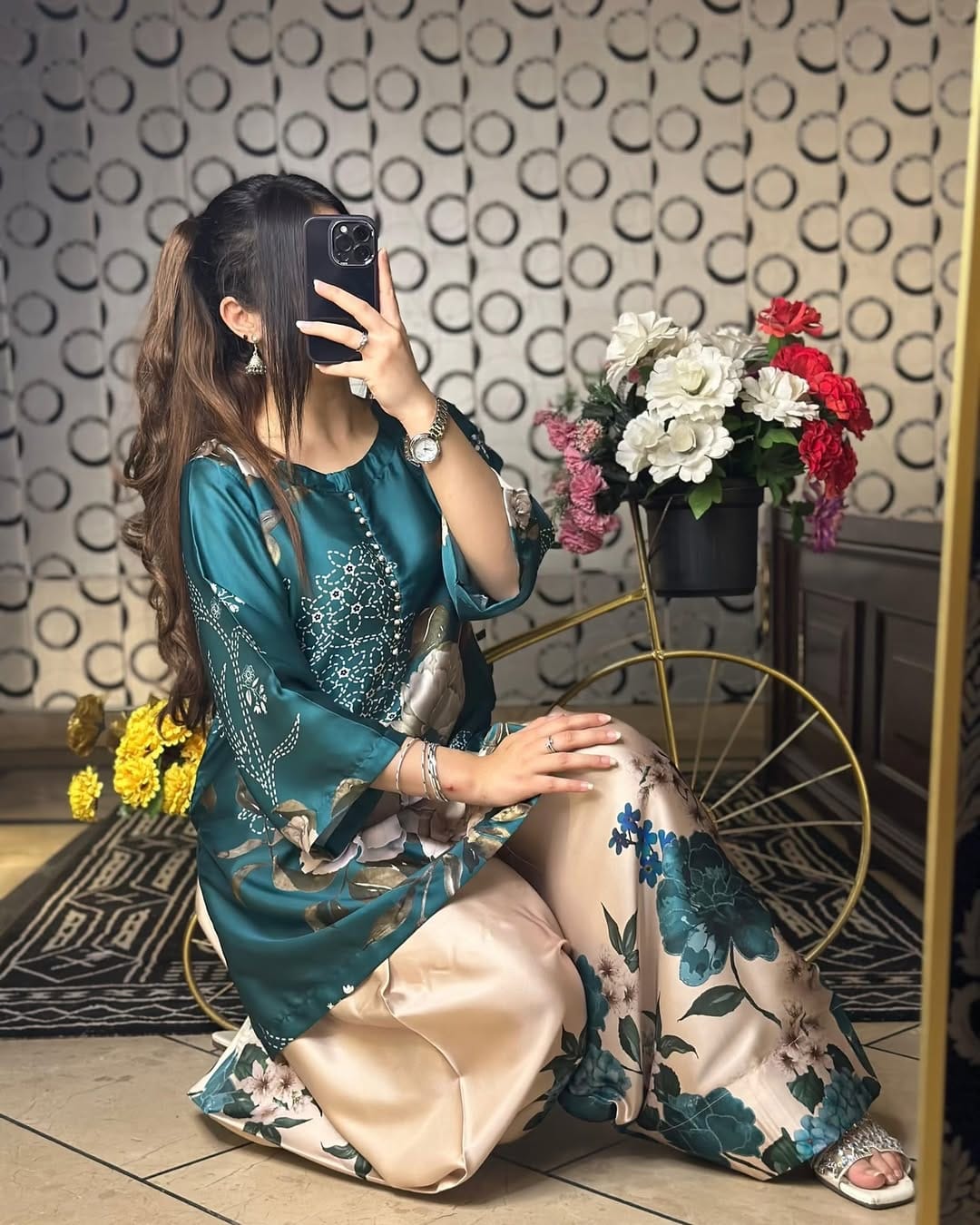 BURAQ CO-ORD SET STITCHED FOR GIRLS