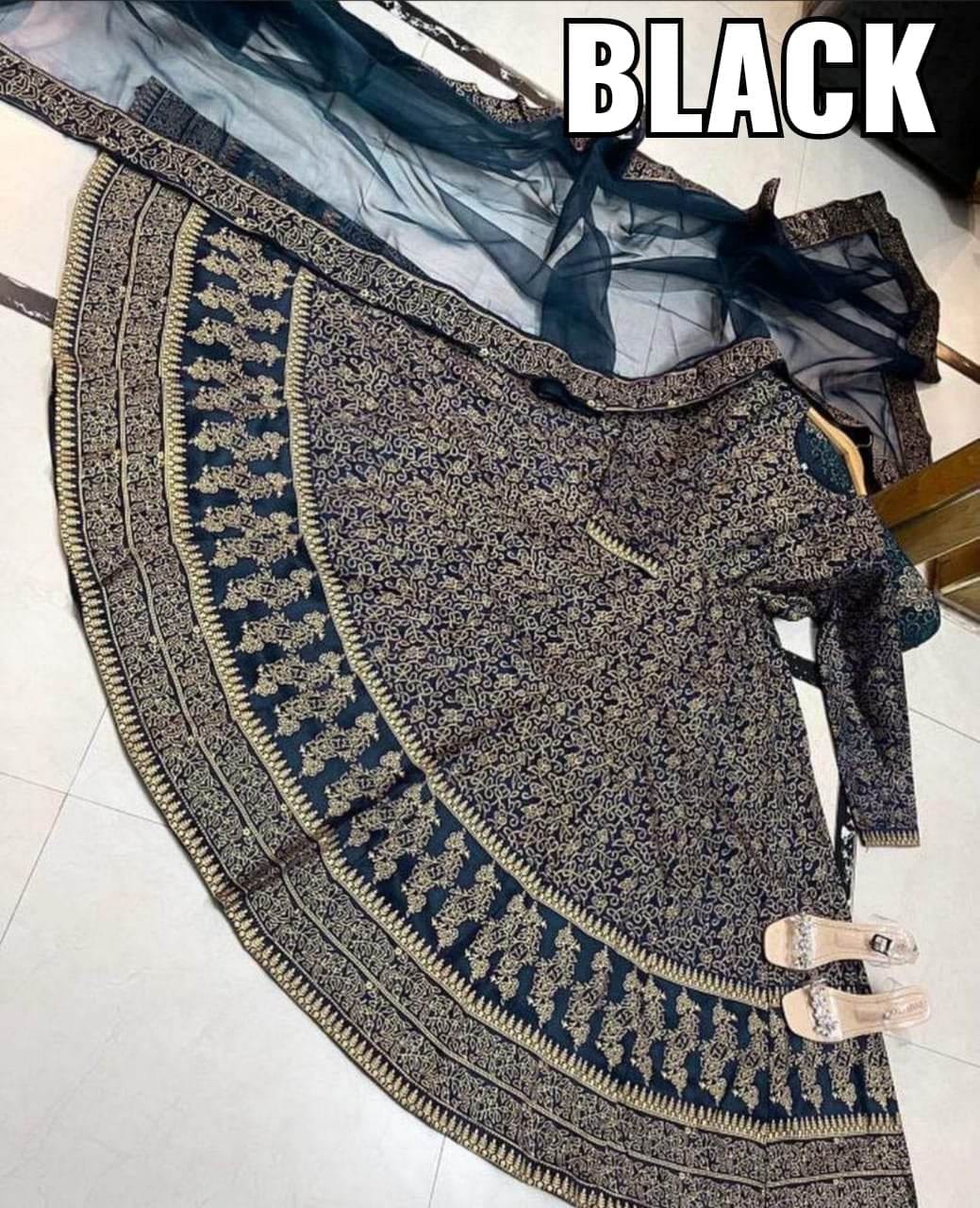 Fency Maxi Silk Printed 3 pieces stitched