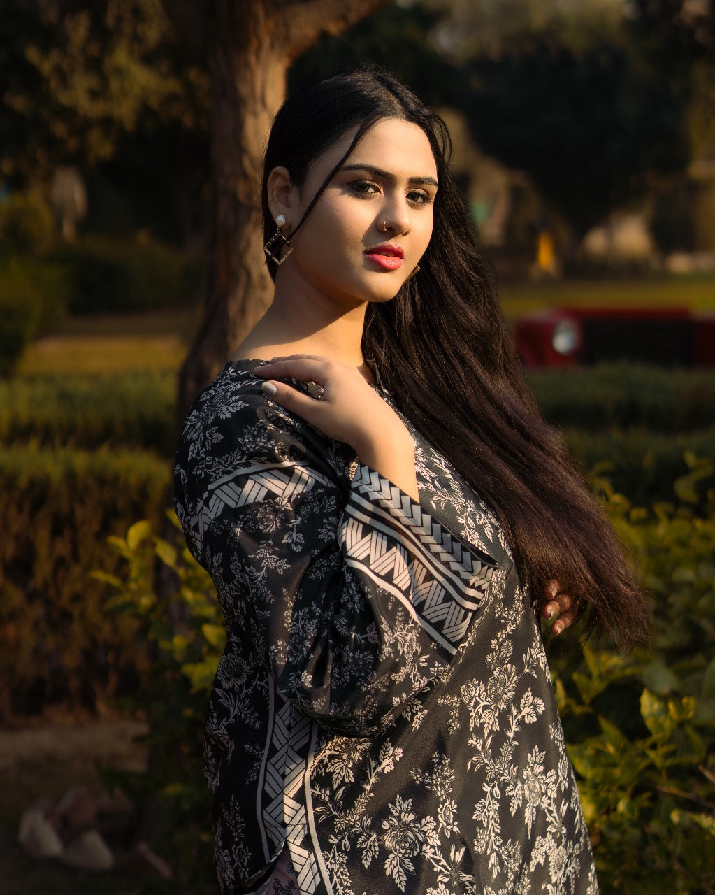 DILRUBA DIGITAL PRINTED 2 pieces stitched