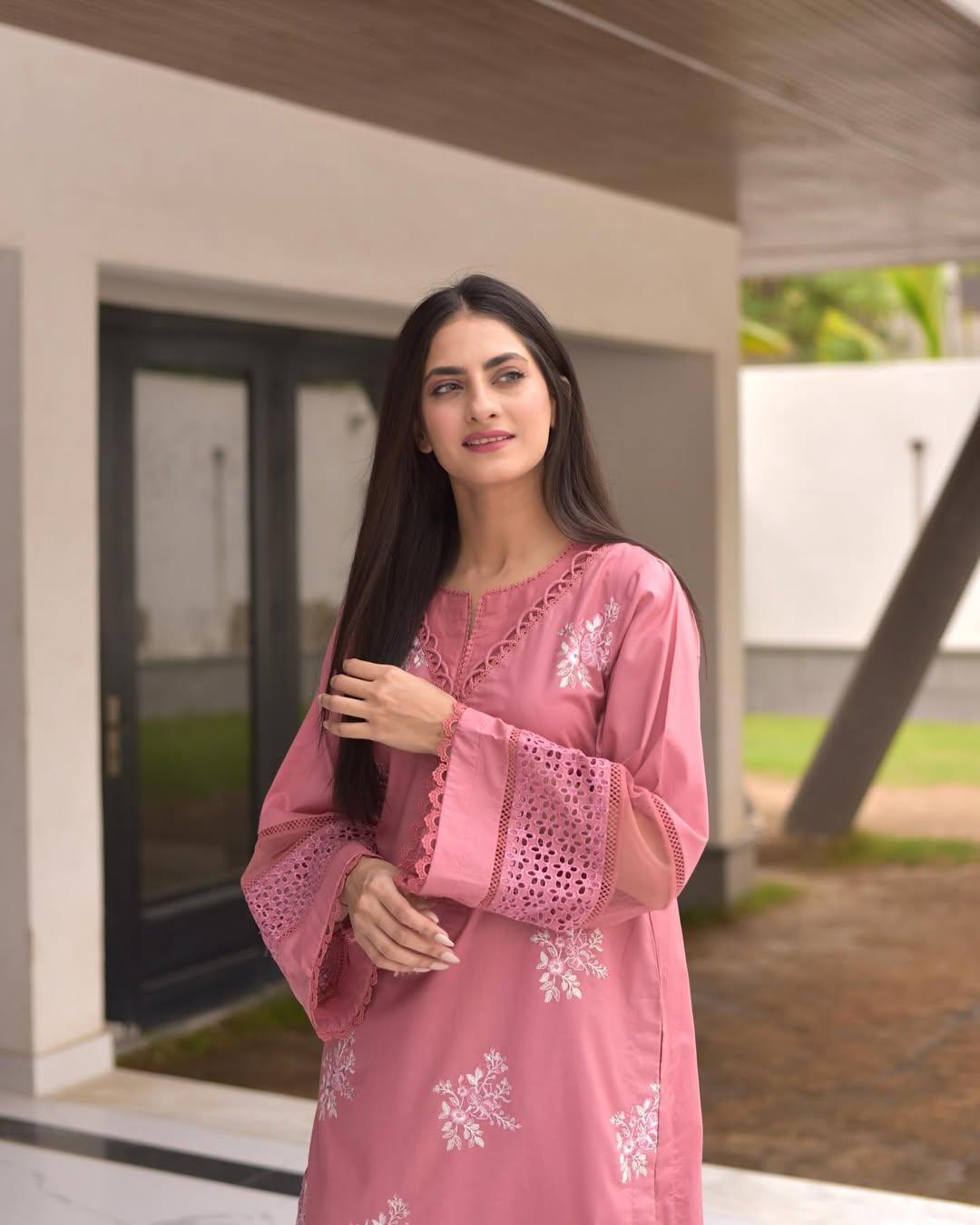 HORIYA EMB CO-ORD SET  STITCHED FOR GIRLS