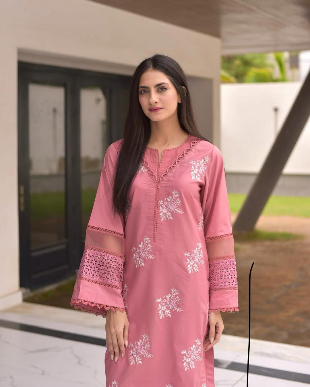 HORIYA EMB CO-ORD SET  STITCHED FOR GIRLS