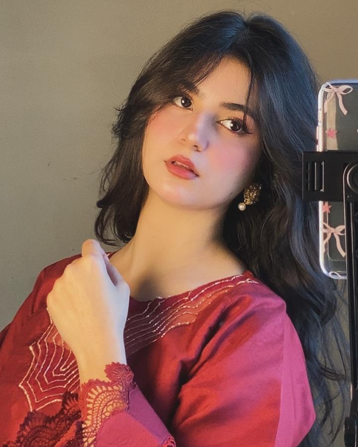 REDDISH MAHROON (FARSHI SHALWAR ) 3pc STITCHED FOR GIRLS