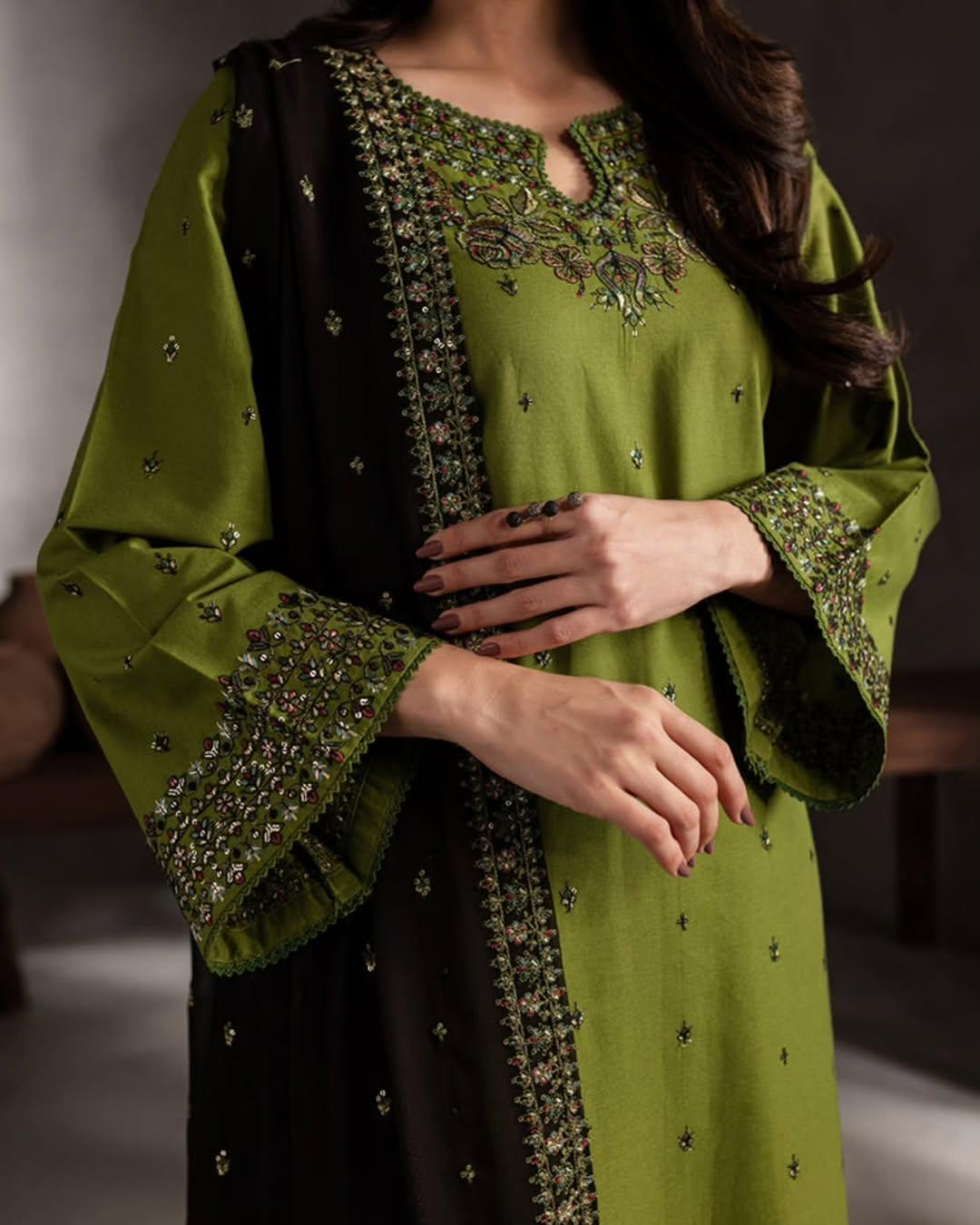 ADAAB LAWN EMB 3PC STITCHED FOR GIRLS