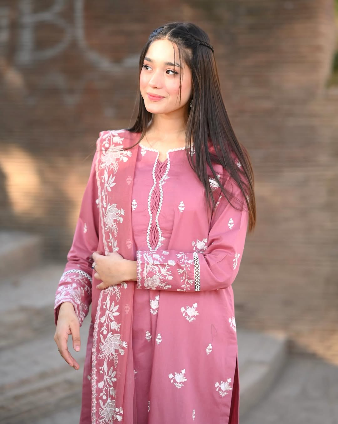 NAZNEEN EMBROIDERY 3PC STITCHED FOR GIRLS