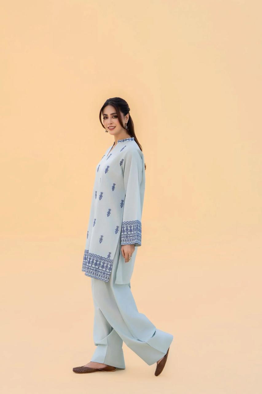 DAINA LAWM 2PC ( FARSHI SHALWAR) STITCHED FOR GIRLS