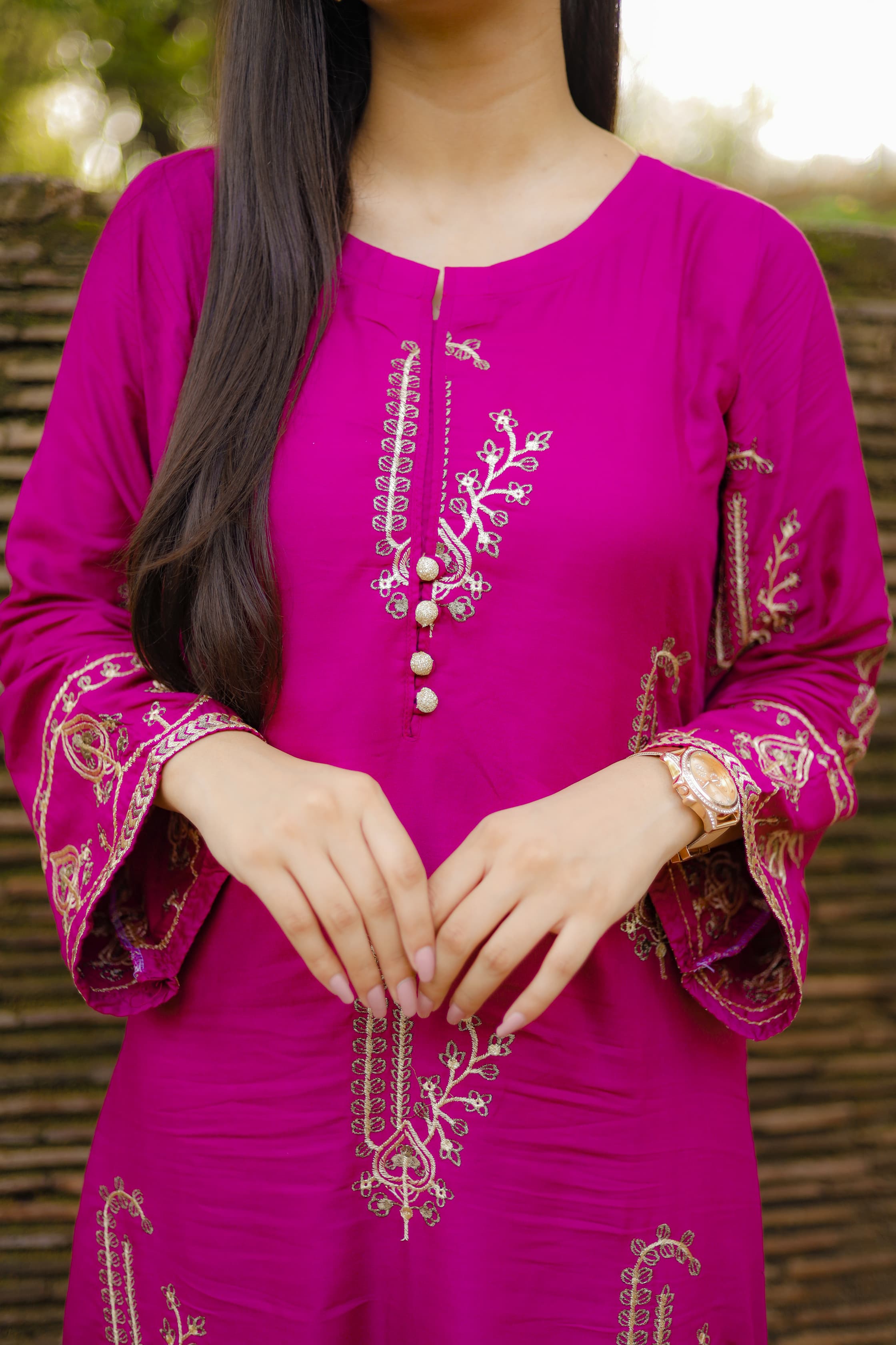 JASMINE EMB LONG LENGHT 2 pieces stitched