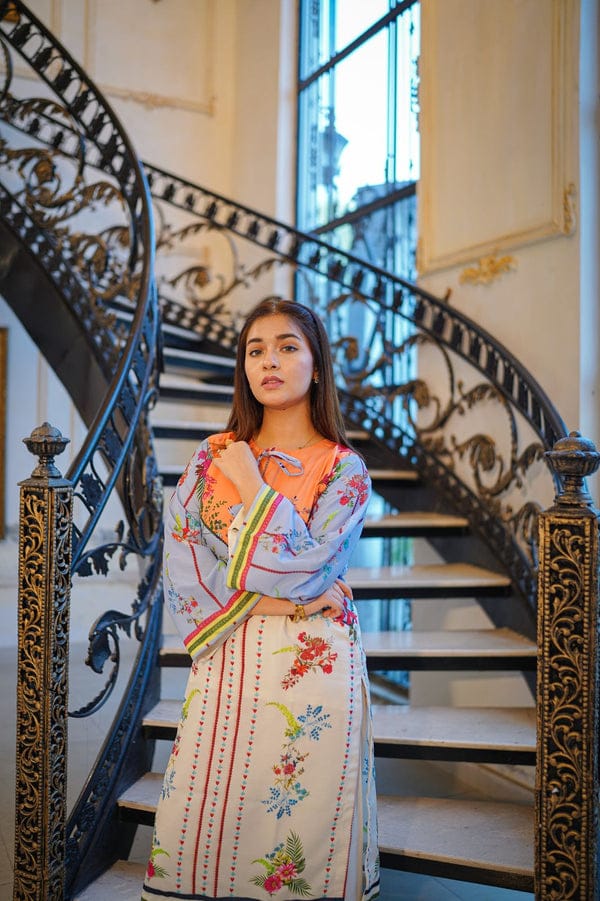 Sunset Bloom 2 piece stitched for Girls