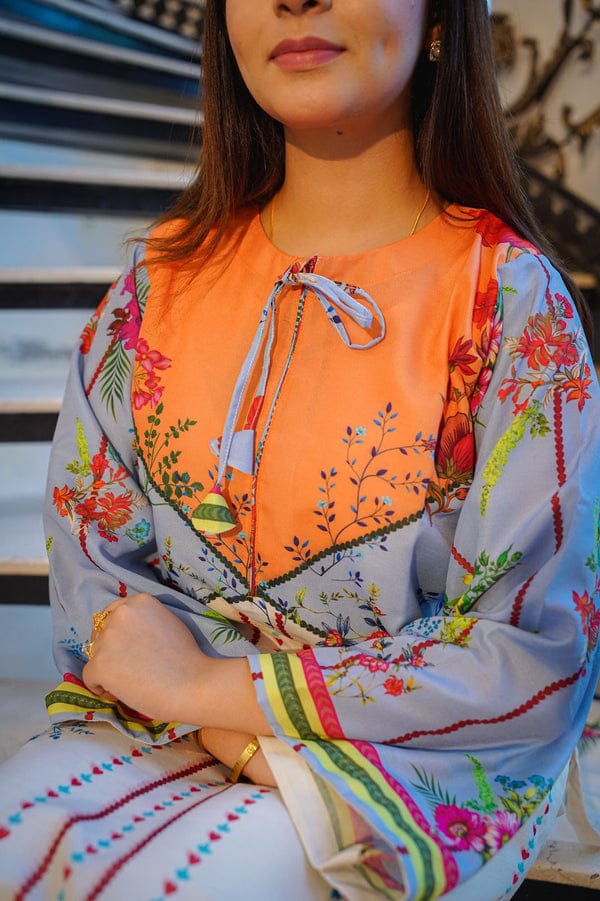 Sunset Bloom 2 piece stitched for Girls