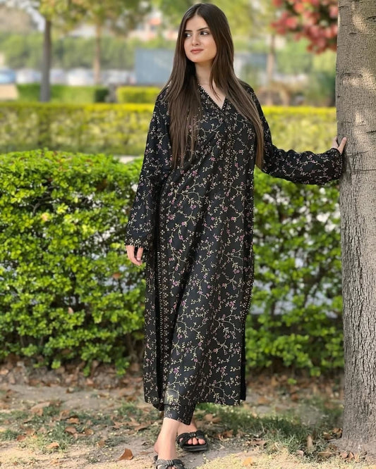 BLACK ROSE 2PC STITCHED FOR GIRLS
