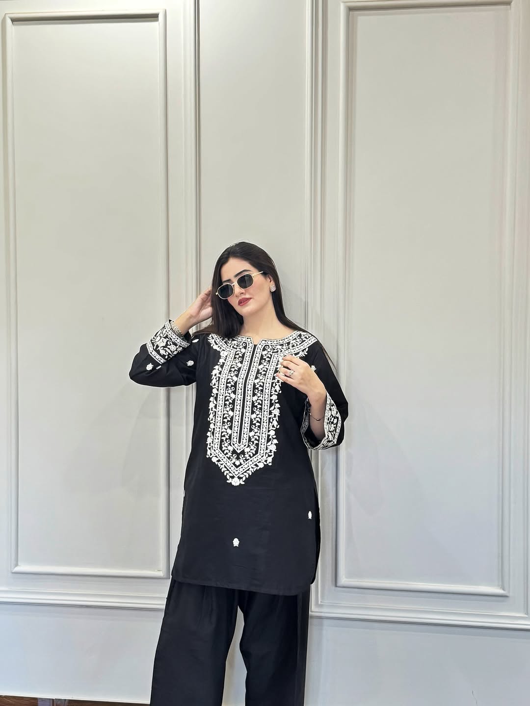 SOFIA Classic Embroidery 2 PIECE STITCHED DRESS FOR GIRLS